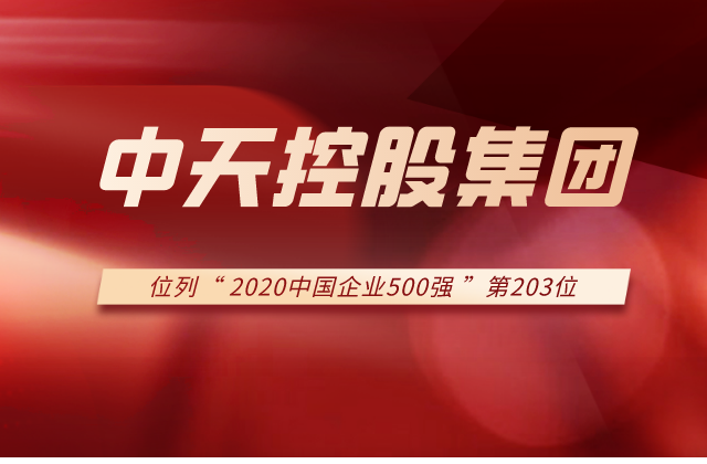 PA尊龙凯时集团列2020中国企业500强第203位！